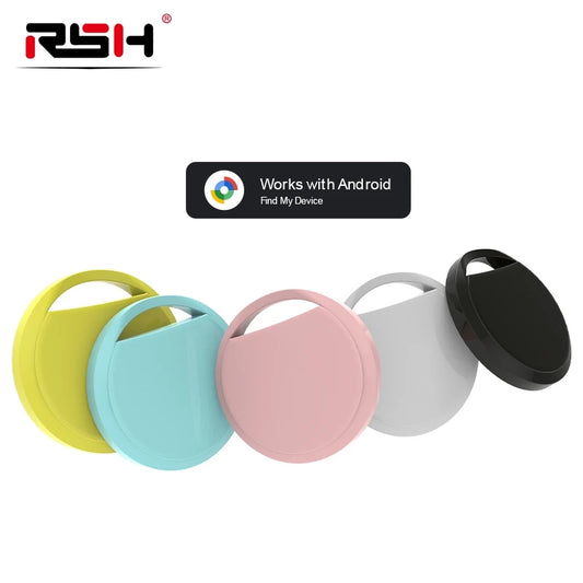 RSH Smart Tag For Android Work with Google Find Hub App Bluetooth Global Anti-loss Tracker Pets Cat Dog Animal Finder for Xiaomi