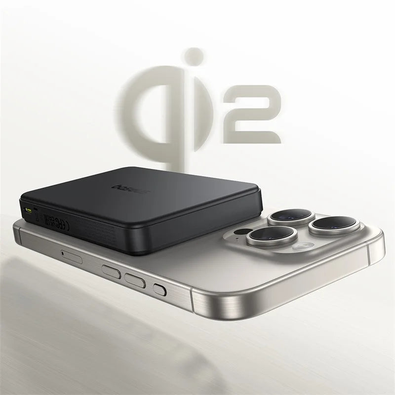 Baseus Qi2 Magnetic Power Bank 10000mah 15W Wireless Charging 22.5W Wired Charge Qi2-Certified for iPhone 16 15 14 13 12 Pro Max
