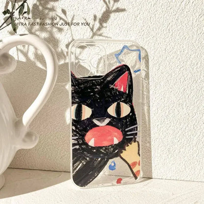 Art Sketch Cat iPhone Case – Mobizzio