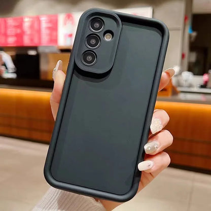 For Samsung Galaxy S25 S24 S23 S22 Ultra Plus S21 FE A14 A34 A15 A35 A52 A53 A54 5G Candy Color Phone Case Shockproof Soft Cover