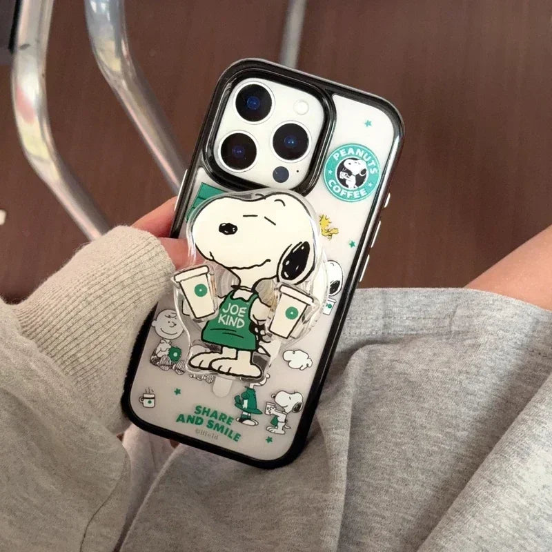 Cute Cartoon Sticker Art iPhone Case – Mobizzio