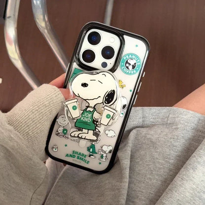 Cute Cartoon Sticker Art iPhone Case – Mobizzio