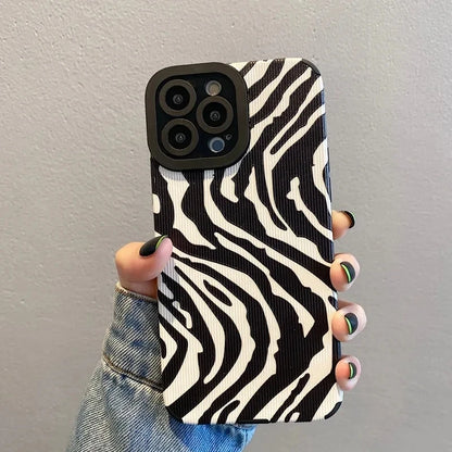 Bold Zebra Pattern Designer iPhone Case – Mobizzio