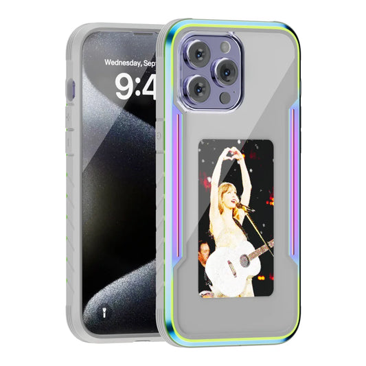 WINKNOWS DIY Smart NFC Ink Screen Phone Case – Tempered Glass, Shockproof & Full Coverage (iPhone 13–16 Series)