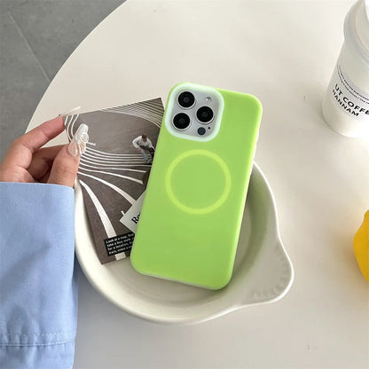 Luxury Jelly Liquid Silicone Magnetic For Magsafe Case For iPhone 17 Air 16 E 15 14 13 12 11 Pro Max Plus Shockproof Matte Cover