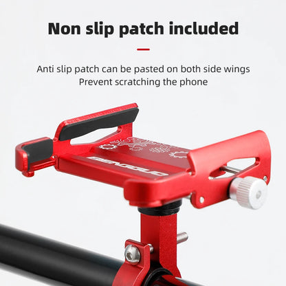 iBudim Bike Phone Holder 360 Rotation Bicycle Phone Holder for 4.7-7.0 inch Devices Motorcycle Handlebar Mobile Phone Stand