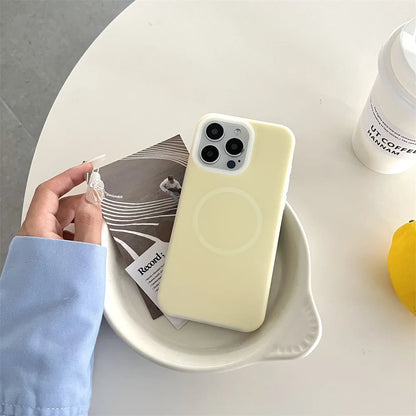 Luxury Jelly Liquid Silicone Magnetic For Magsafe Case For iPhone 17 Air 16 E 15 14 13 12 11 Pro Max Plus Shockproof Matte Cover