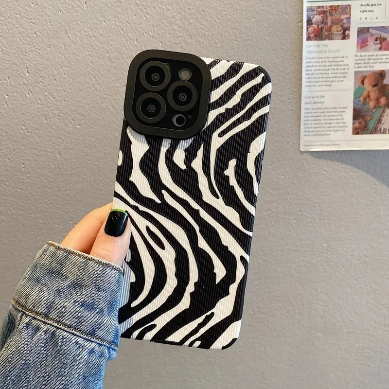 Bold Zebra Pattern Designer iPhone Case – Mobizzio