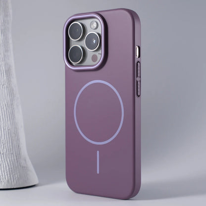 Luxury Original Hard PC Magsafe Case for iPhone 17 Air 16 15 14 Plus 13 12 Mini 11 Pro Max Shockproof Matte Thin Magnetic Cover