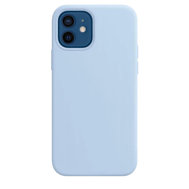 Original Official Logo Silicone Phone Cases for iPhone 11 12 13 14 15 Pro Max Skin for Apple iPhone 13 14 11 Pro Full Cover case