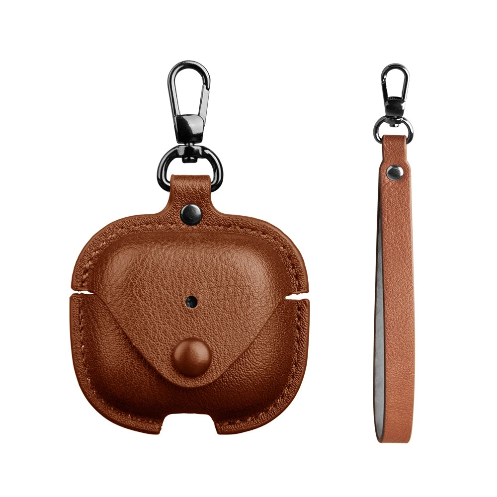 Retro Leather Case For AirPods 4 Pro 3 Business Earphone Cases For Apple AirPods 4 4th Generation Cover Headset Shell With Hook