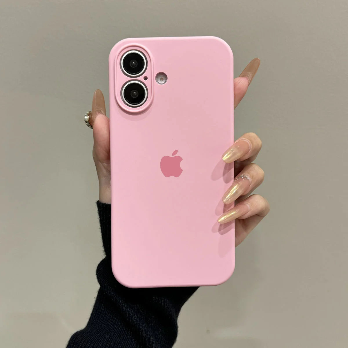 Original Liquid Silicone Phone Case For iPhone 16 15 13 12 14 Pro Max Apple Cases For iPhone 13 12 14 15 16 Plus Full Logo Cover