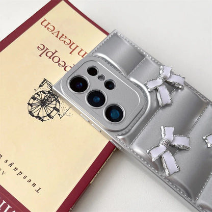 Cute Bowknot Down Jacket Lanyard Phone Case – Mobizzio