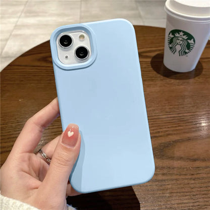 Luxury For Apple Original Silicone Phone Case For iPhone 15 13 12 11 14 Pro Max Mini X XS XR 8 Plus Shockproof Cover Accessories