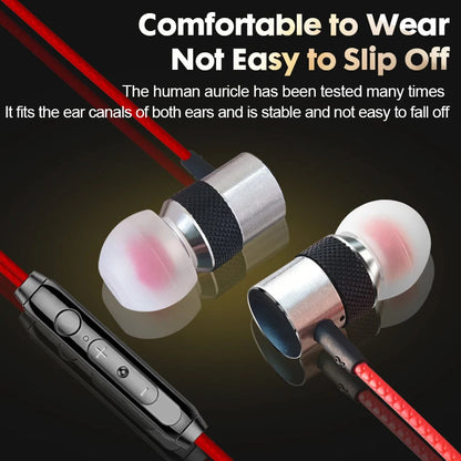 HiFi Wired Earphones with Dolby Surround Sound - 3.5mm Jack Enhanced Audio Quality In-Ear Headphone for Smart Phone PC Earphone
