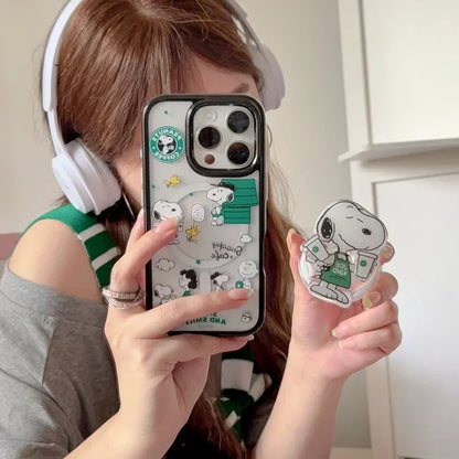 Cute Cartoon Sticker Art iPhone Case – Mobizzio
