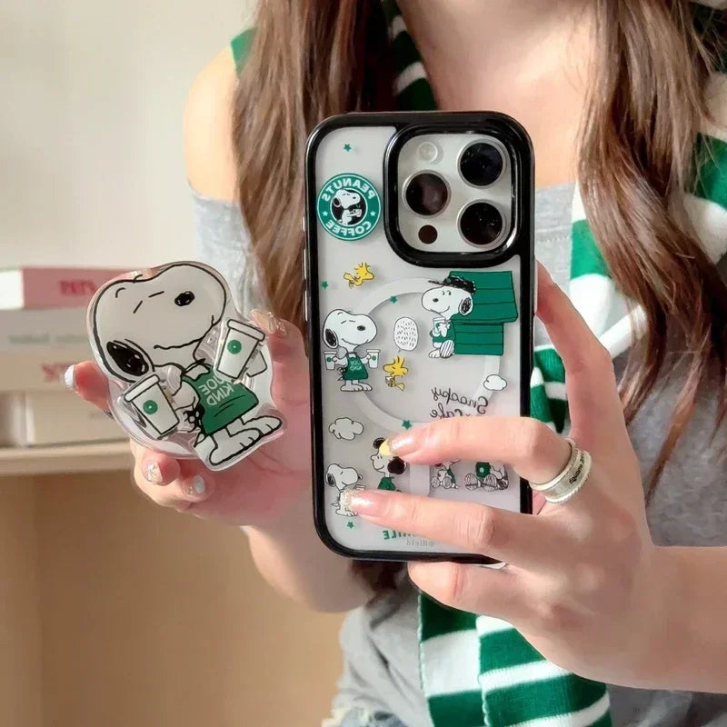 Cute Cartoon Sticker Art iPhone Case – Mobizzio