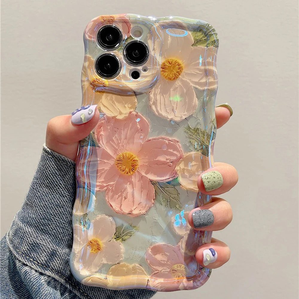 Retro Floral Art Designer iPhone Case – Mobizzio