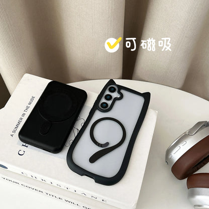 Transparent Magnetic Samsung Case – Mobizzio