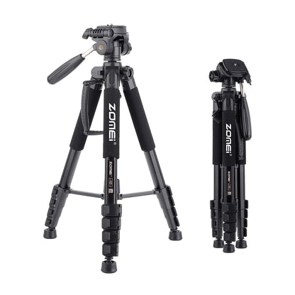 Zomei Q188 188cm Professional photography accessories video camera DSLR tripod for phone with phone holder