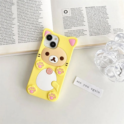 Cute Bear Silicone Designer iPhone Case – Mobizzio