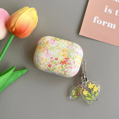 glamorous floral pattern case for the AirPods1/2 AirPods3 AirPods pro and pro2 TPU headphone covers