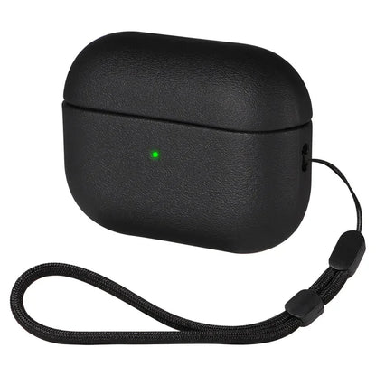Leather grain Case For AirpPods Pro 2 For Airpods Pro 3 Case Airpods 4 3 Apple Bluetooth Earphone Accessories Protect Machine