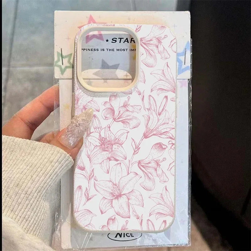 Delicate Floral Line Art iPhone Case – Mobizzio