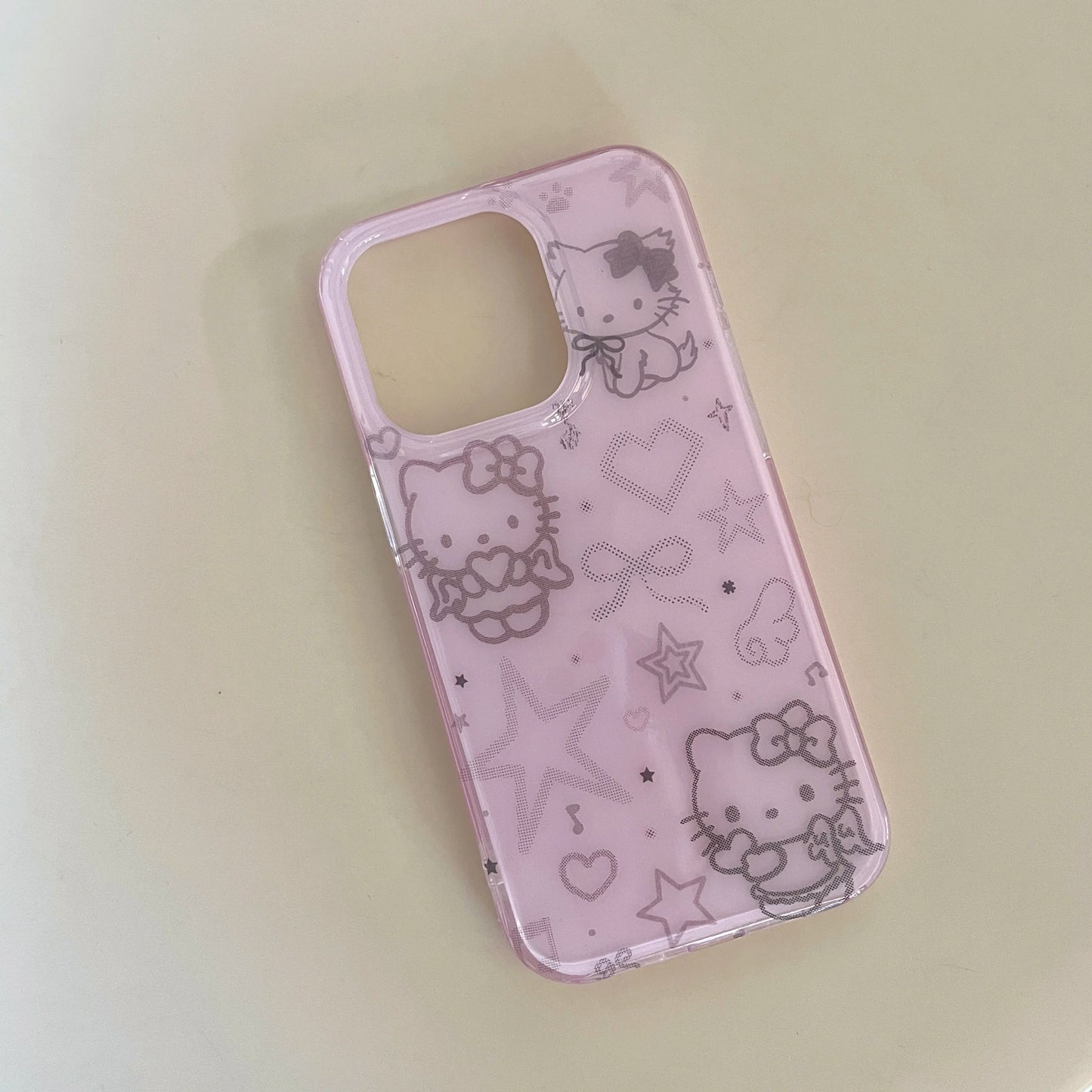 Cat phone case hello kitty With luxury imitation diamonds and glitter for iPhone 16 15 14 13Pro Max bumper Protective Shockproof