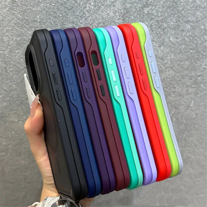 Magnetic Neon Color Matte Translucent Armor Shockproof Case for IPhone 16 13 12 14 15 Pro Max for Magsafe Wireless Charge Cover