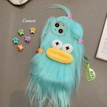 Cute Plush Monster Style iPhone Case – Mobizzio