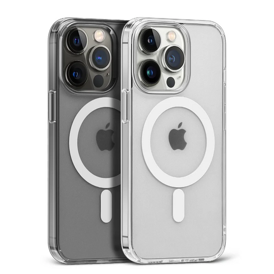 Magnetic Clear Case For APPLE iPhone 16 17 15 14 13 12 11 Pro Max 16 Plus 17 Air 16e Wireless Charging Compatible With Magsafe