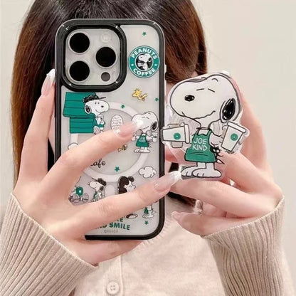 Cute Cartoon Sticker Art iPhone Case – Mobizzio