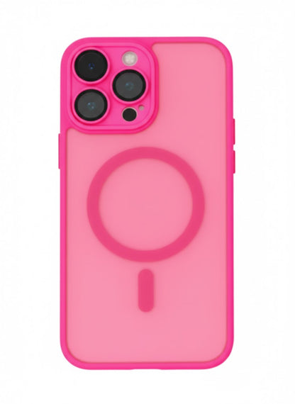 Magnetic Luxury Matte Translucent Armour Shockproof Case For iPhone – Mobizzio